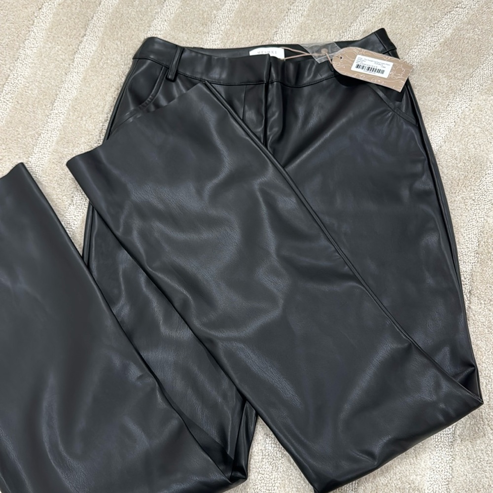 Meshki Leather Pants
